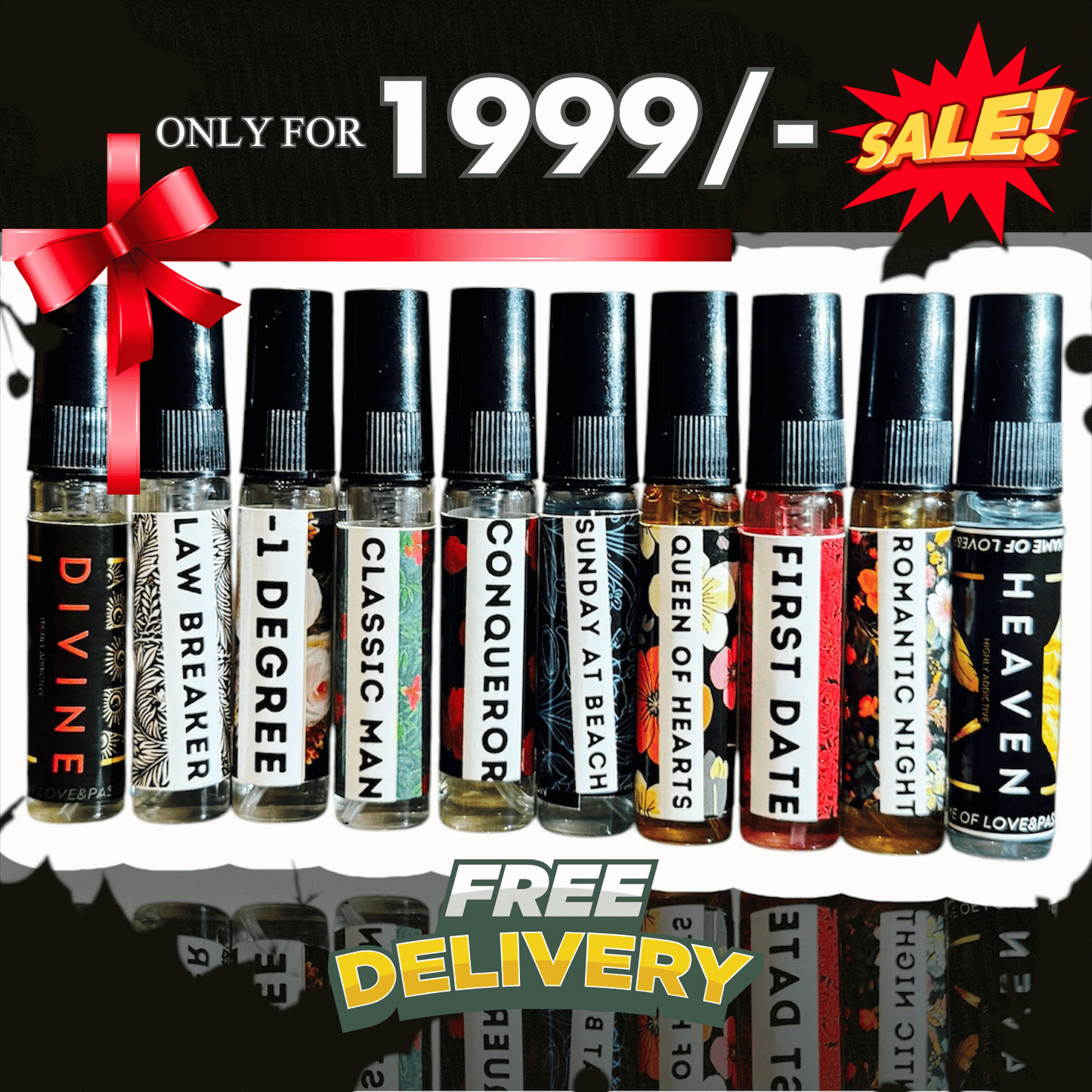10 MINI POCKET PERFUME ( 6ML EACH ) BUDGET FRIENDLY✅