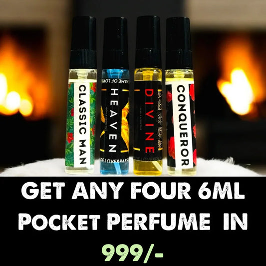 GET ANY FOUR POCKET PERFUME (6ML)
